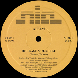 Aleem Feat. LEROY BURGESS, Release Yourself