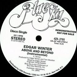 Edgar Winter, Above And Beyond