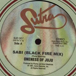 ONENESS OF JUJU, Sabi