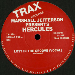 MARSHALL JEFFERSON Presents HERCULES, Lost In The Groove