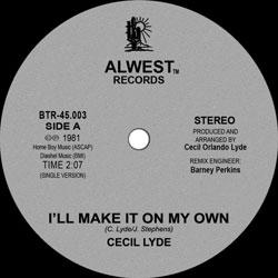 Cecil Lyde, I'll Make It On My Own