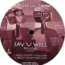 CAJMERE feat DAJAE, Say U Will Remixes