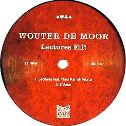 Wouter De Moor, Lectures E.P.