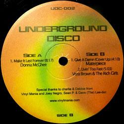 VARIOUS ARTISTS, Underground Disco 2