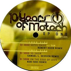 DJ 3000 ROBERT HOOD SAMUEL L SESSION, 10 Years Of Motech Ep One