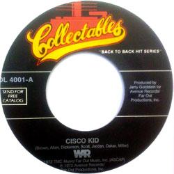 WAR, Cisco Kid / All Day Music