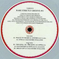 VARIOUS ARTISTS, Rare Strictly Groove #01