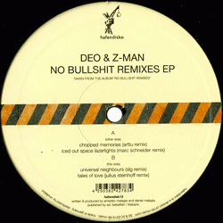 Deo & Z-man, No Bullshit Remixes Ep