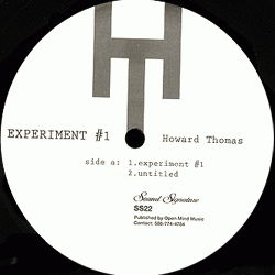 HOWARD THOMAS, Experiment 1