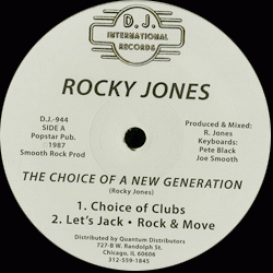 Rocky Jones, The Choice Of A New Generation