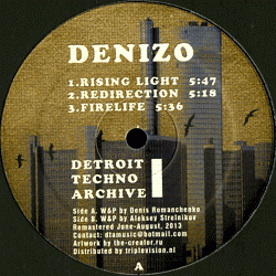 Denizo / Alex W, Detroit Techno Archive I
