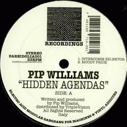 Pip Williams, Hidden Agendas EP