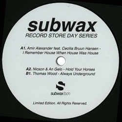 Amir Alexander / Thomas Wood, Subwax Record Store Day Series 2015